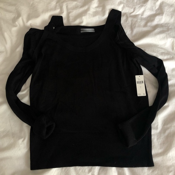 NWT Anthropologie Jamie Open Shoulder Knit Top - Picture 4 of 5